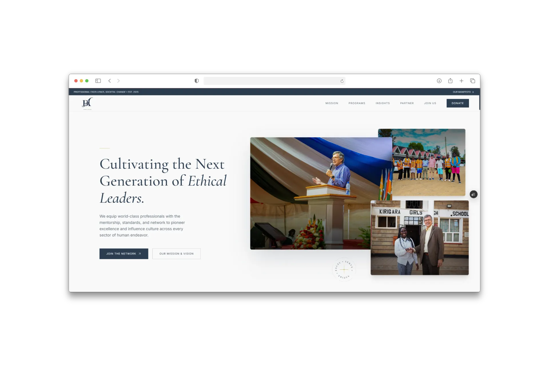 Dare to Aspire — website